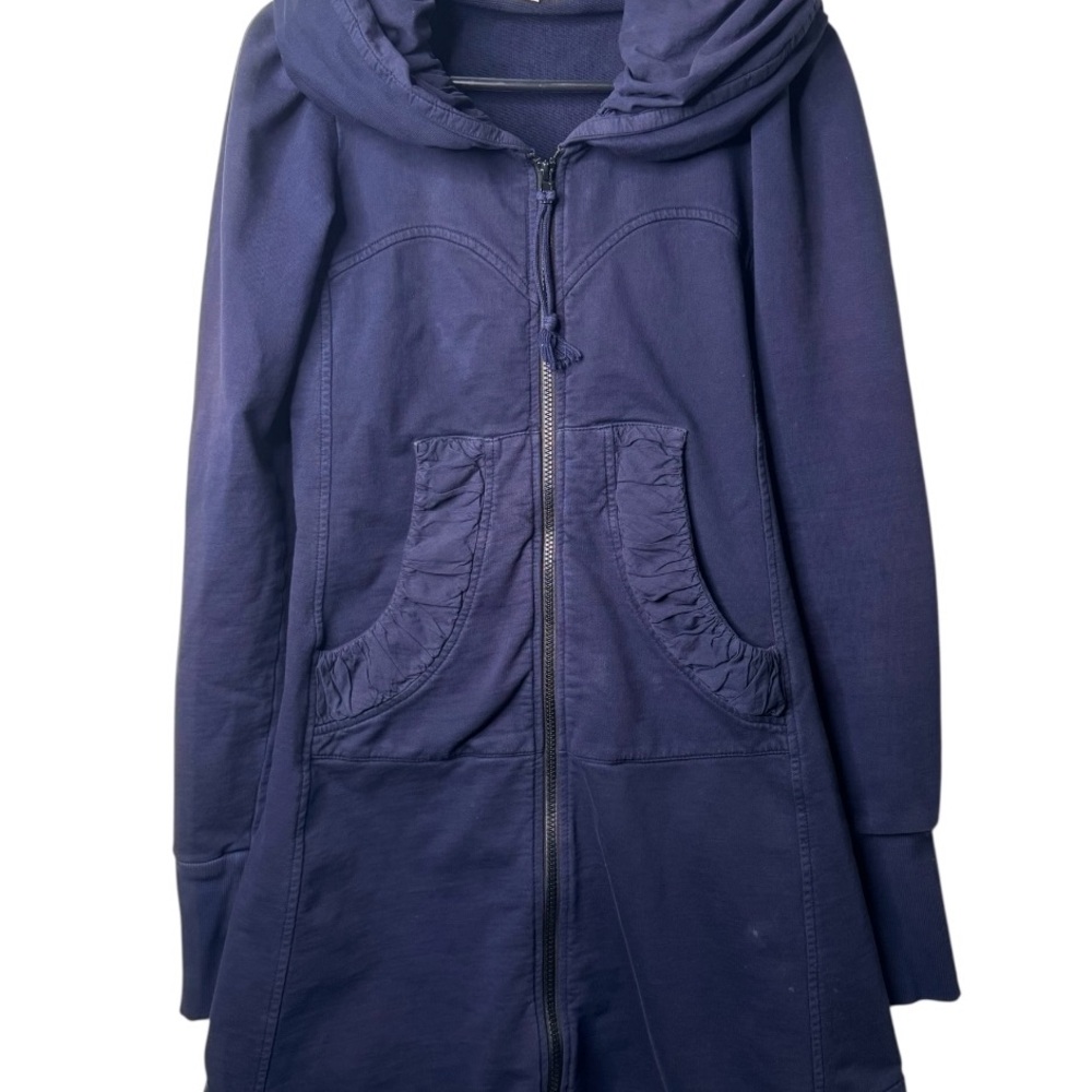 Prairie Underground Deep Blue Hooded Utility Jacket